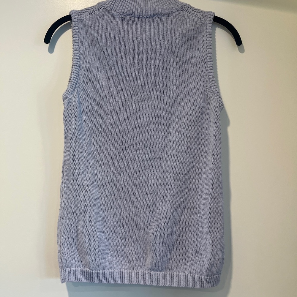Ann Taylor - Sleeveless Lavender Knit Sweater - Picture 3 of 3